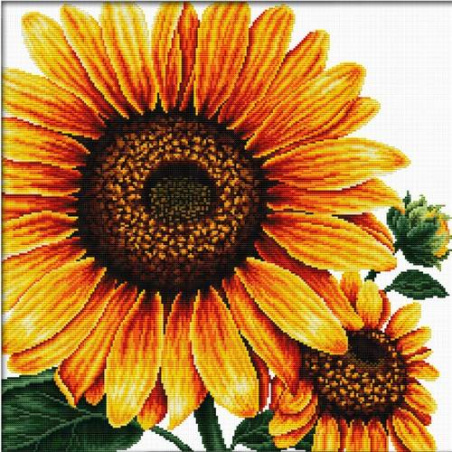 NO COUNT CROSS STITCH - TOURNESOL