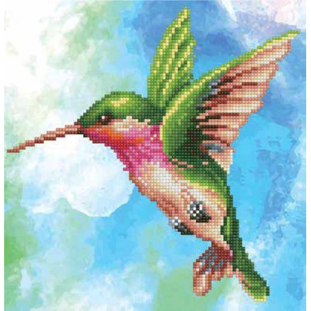 KIT BRODERIE DIAMANT - MINIATURE MAGIC-COLIBRI