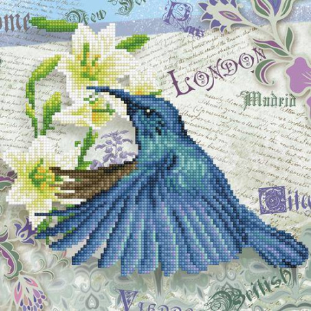 KIT BRODERIE DIAMANT - LES VOYAGES DU COLIBRI