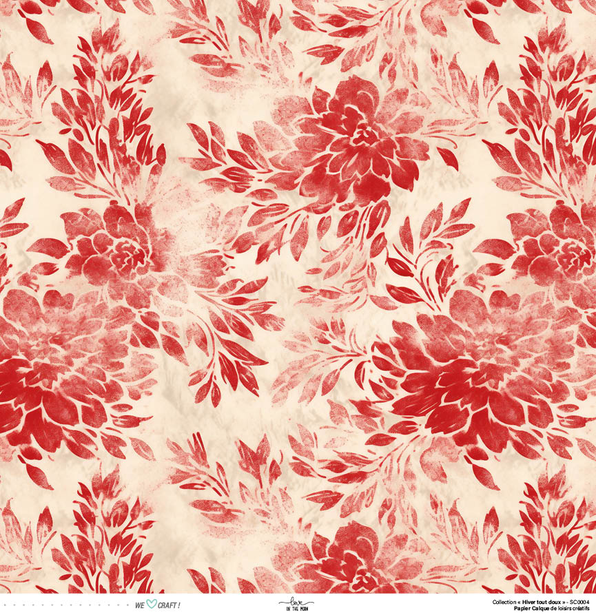 Set de Calques Scrapbooking - Hiver tout doux - Love in the Moon