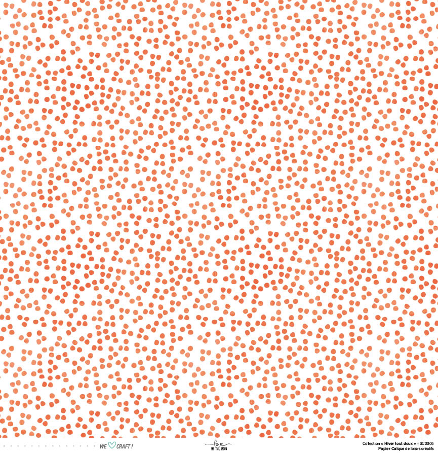 Set de Calques Scrapbooking - Hiver tout doux - Love in the Moon