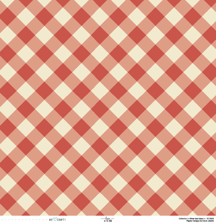 Set de Calques Scrapbooking - Hiver tout doux - Love in the Moon