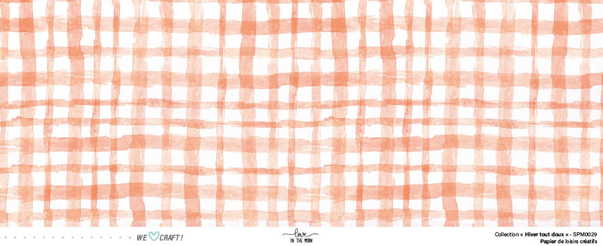 Set Papiers Scrapbooking - Hiver tout doux - Love in the Moon