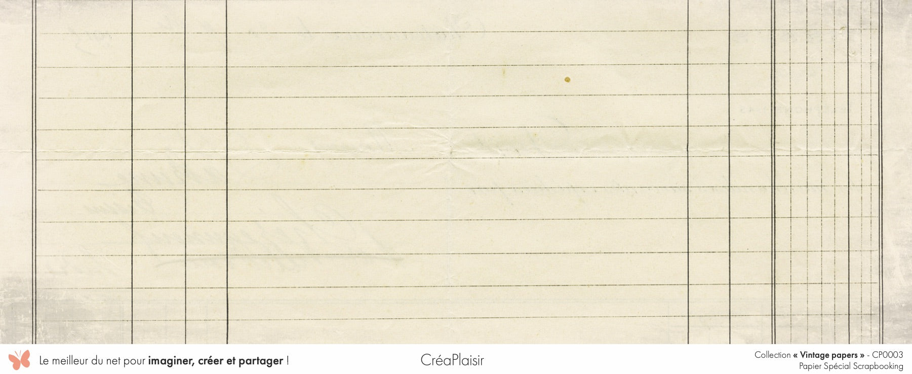 Set papiers Vintage Papers - 6 papiers 30,5x31,5 cm + 6 papiers 12x30,5cm