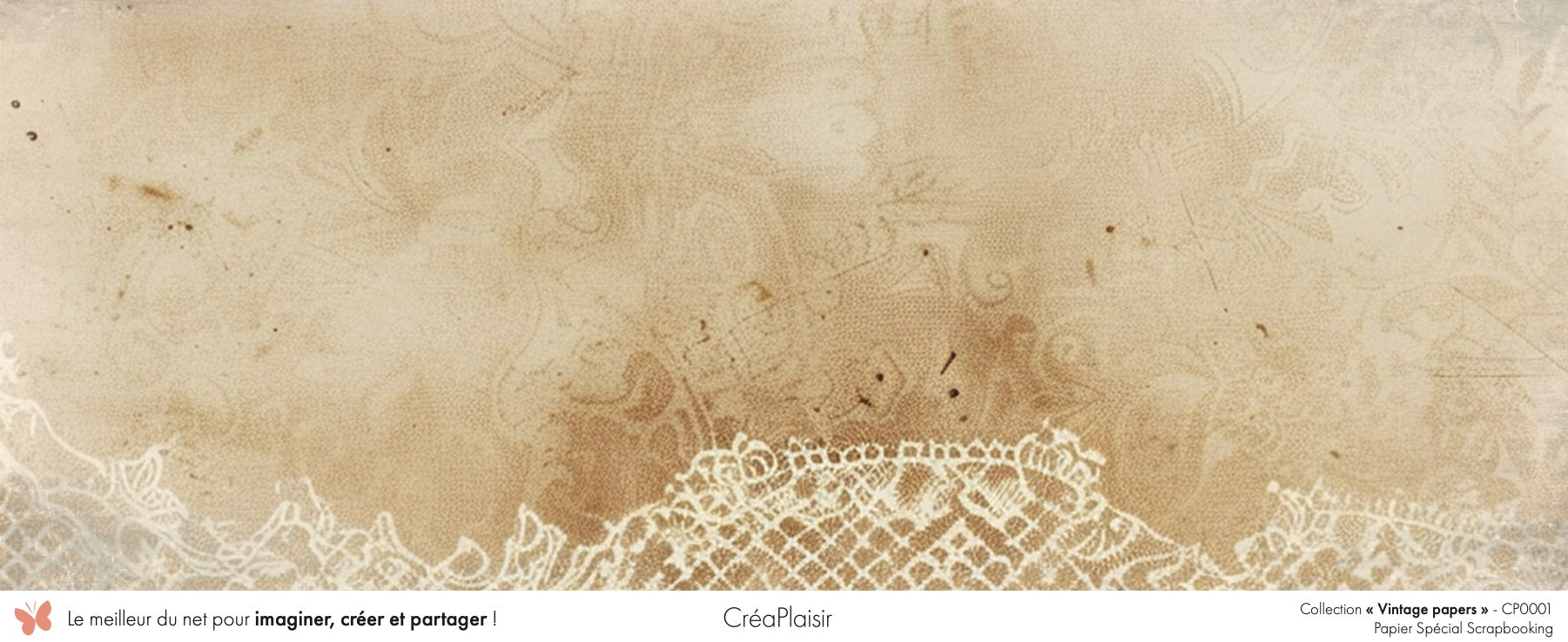 Set papiers Vintage Papers - 6 papiers 30,5x31,5 cm + 6 papiers 12x30,5cm