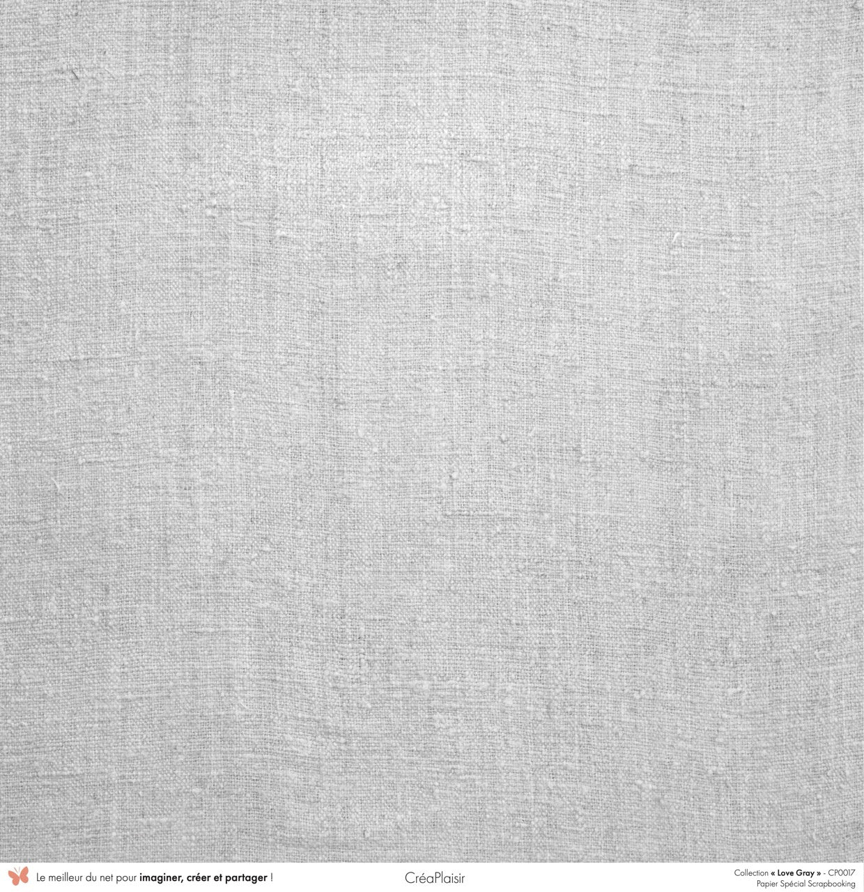 Set 12 papiers Love Gray - 6 papiers 30,5x31,5 cm + 6 papiers 12x30,5cm