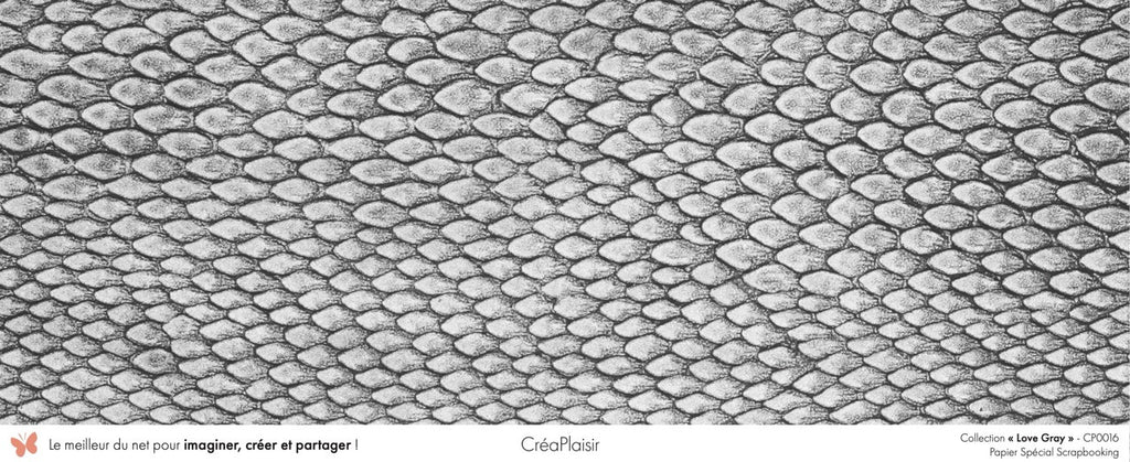 Set 12 papiers Love Gray - 6 papiers 30,5x31,5 cm + 6 papiers 12x30,5cm