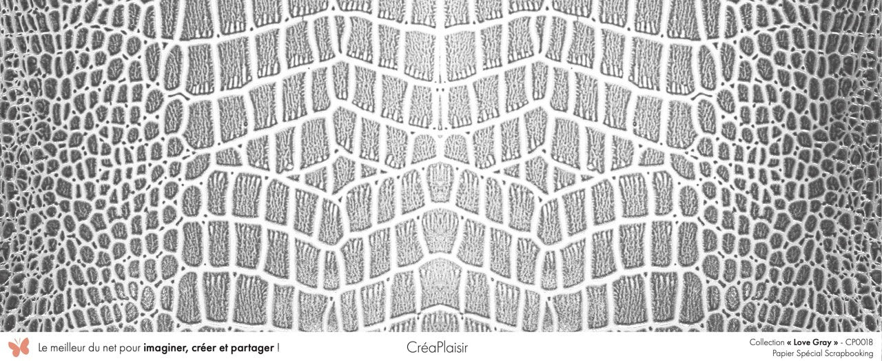 Set 12 papiers Love Gray - 6 papiers 30,5x31,5 cm + 6 papiers 12x30,5cm