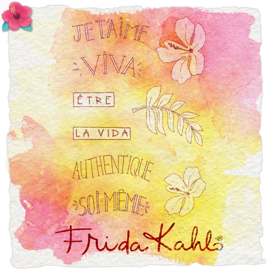 9 Tampons transparents "Viva la Vida" Frida Kahlo®