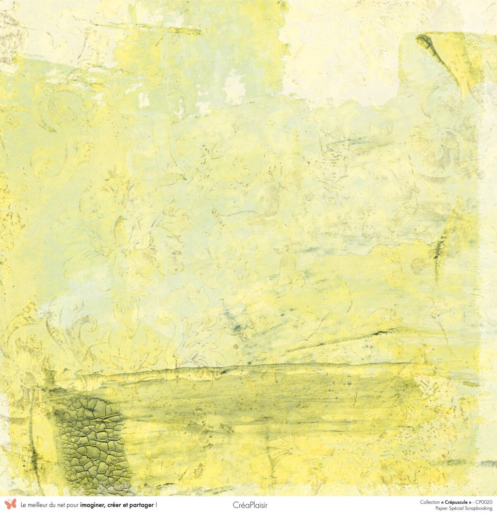 Set papiers Crépuscule - 6 papiers 30,5x31,5 cm + 6 papiers 12x30,5cm