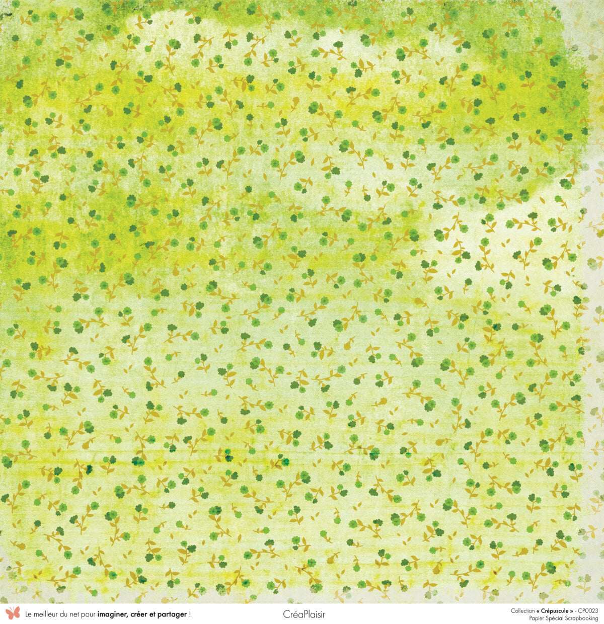 Set papiers Crépuscule - 6 papiers 30,5x31,5 cm + 6 papiers 12x30,5cm