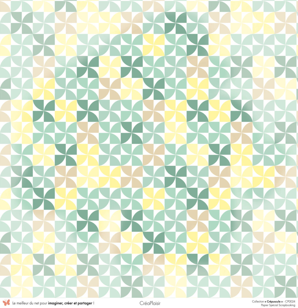 Set papiers Crépuscule - 6 papiers 30,5x31,5 cm + 6 papiers 12x30,5cm