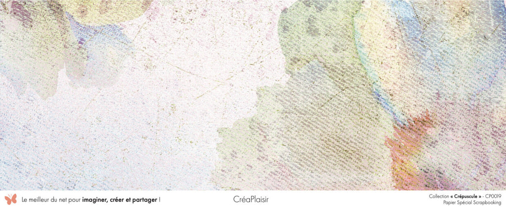 Set papiers Crépuscule - 6 papiers 30,5x31,5 cm + 6 papiers 12x30,5cm