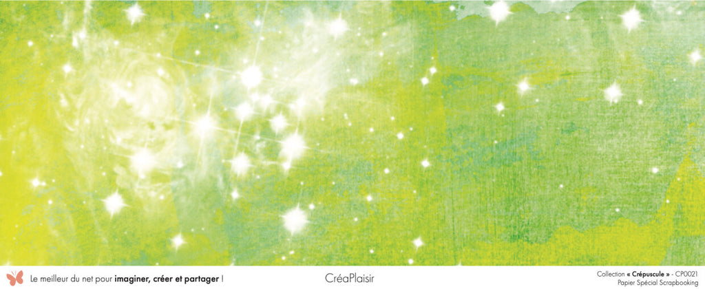 Set papiers Crépuscule - 6 papiers 30,5x31,5 cm + 6 papiers 12x30,5cm