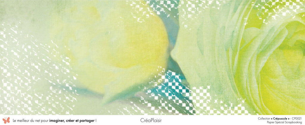 Set papiers Crépuscule - 6 papiers 30,5x31,5 cm + 6 papiers 12x30,5cm