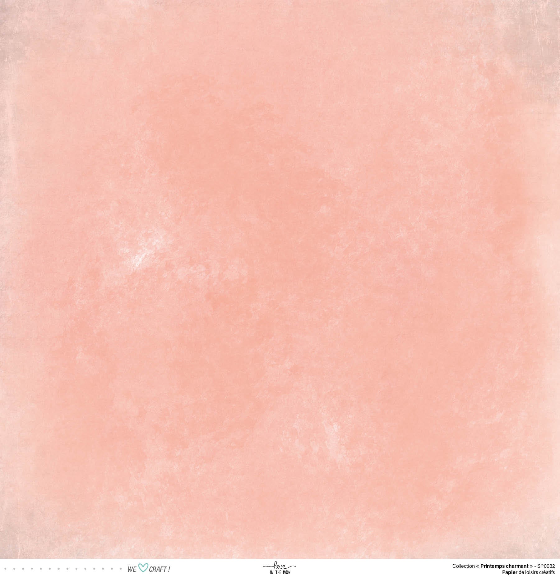 Set Papiers Scrapbooking - Printemps Charmant - Love in the Moon