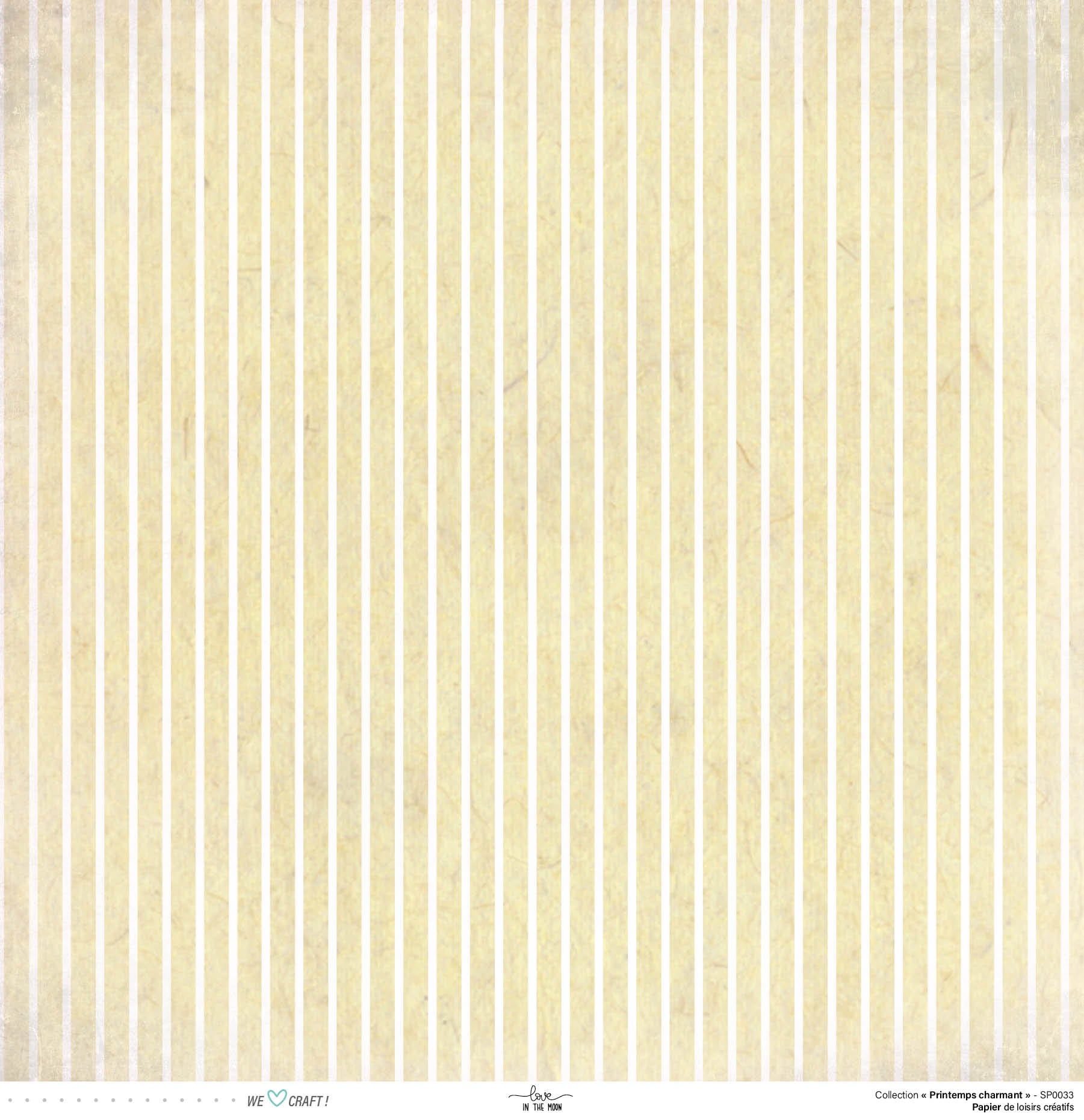 Set Papiers Scrapbooking - Printemps Charmant - Love in the Moon