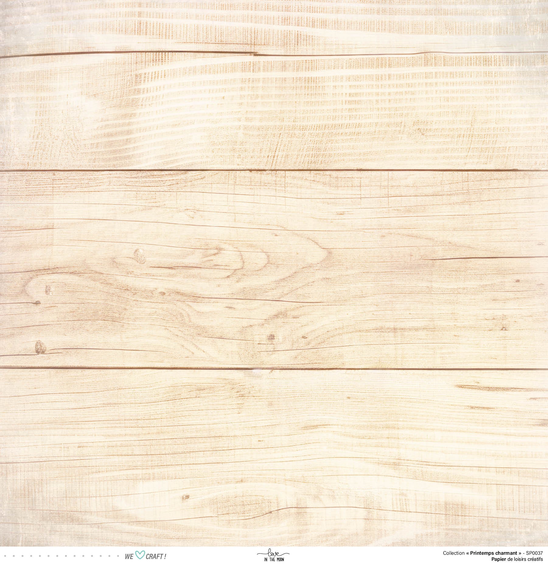 Set 12 Papiers Scrapbooking - Printemps Charmant - 6 papiers 30,5x31,5 cm + 6 papiers 12x30,5cm