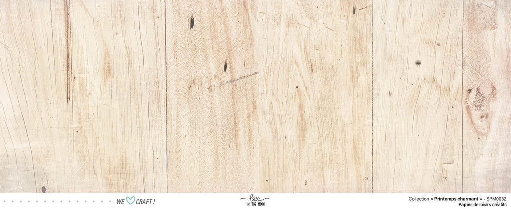 Set 12 Papiers Scrapbooking - Printemps Charmant - 6 papiers 30,5x31,5 cm + 6 papiers 12x30,5cm