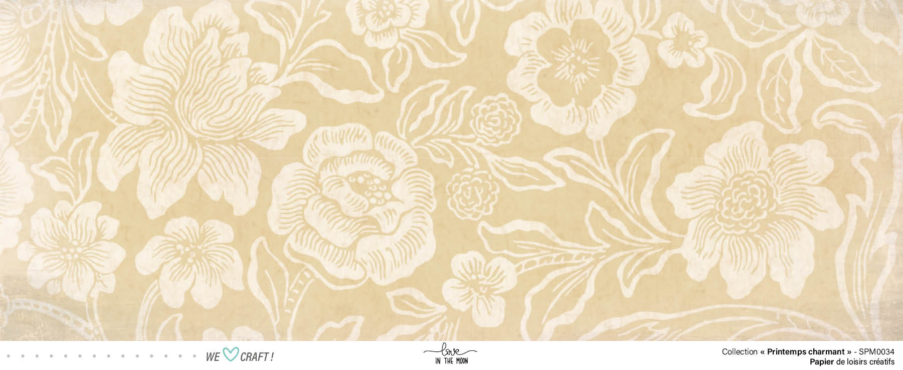 Set 12 Papiers Scrapbooking - Printemps Charmant - 6 papiers 30,5x31,5 cm + 6 papiers 12x30,5cm