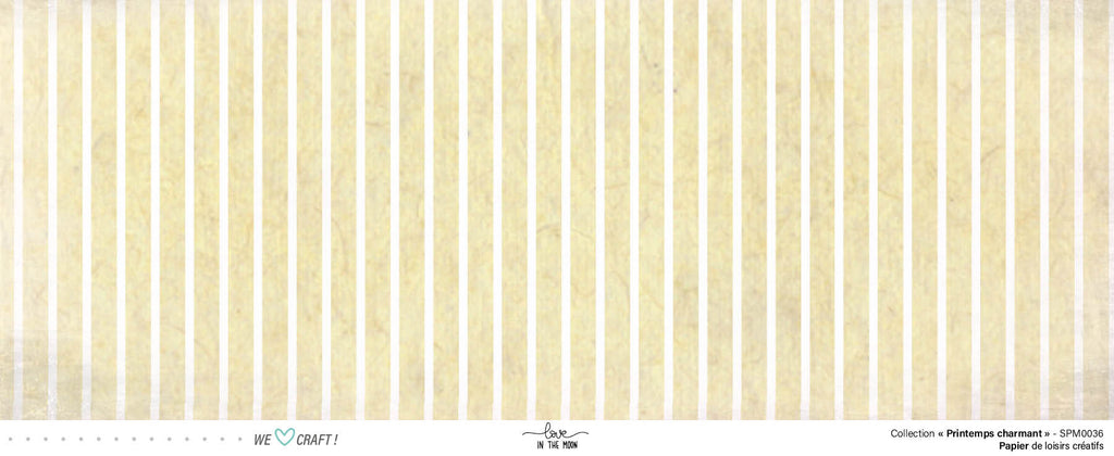 Set 12 Papiers Scrapbooking - Printemps Charmant - 6 papiers 30,5x31,5 cm + 6 papiers 12x30,5cm