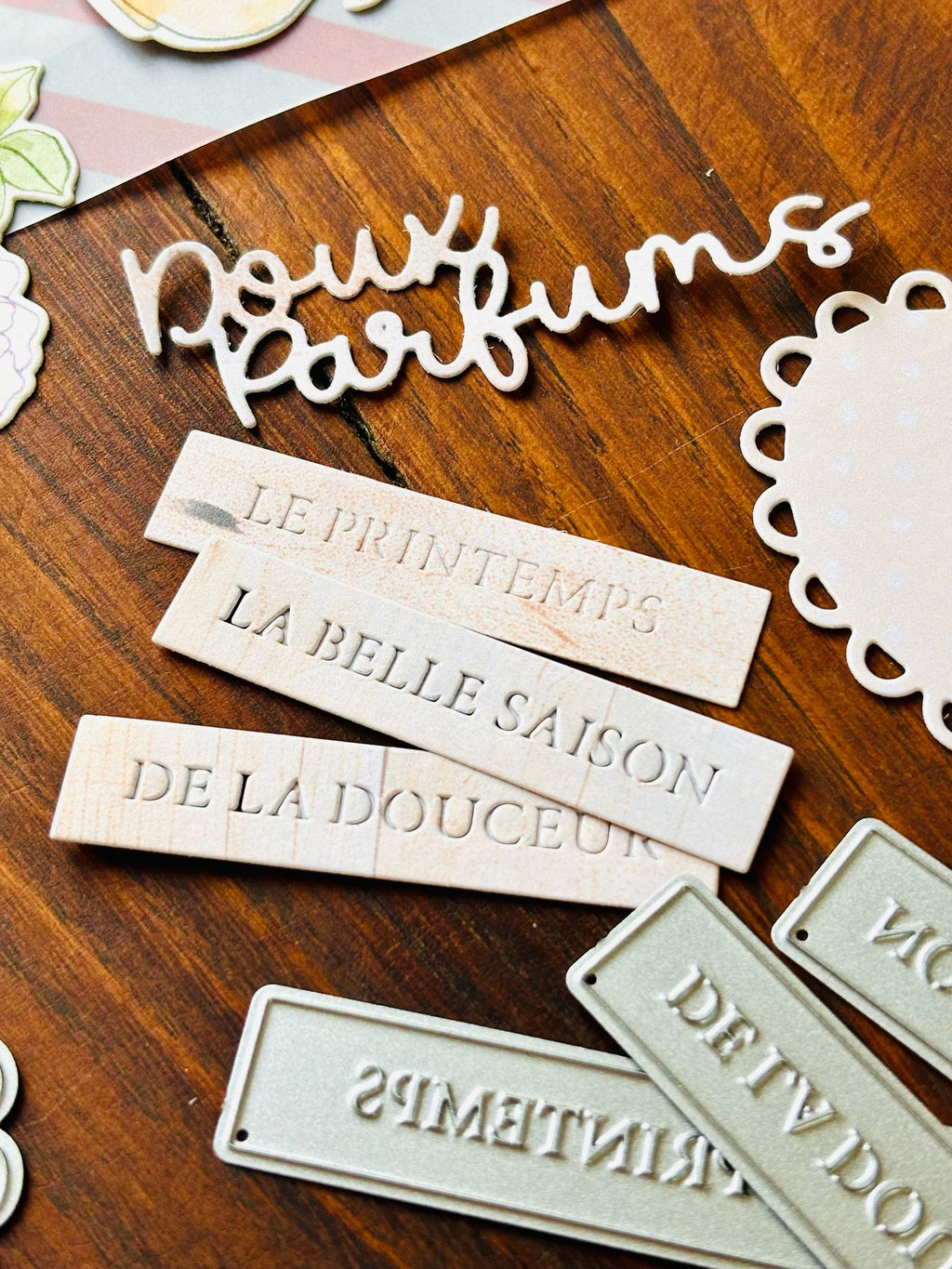 Lots de matrices - Carte PL Cœur, mots doux et grand coeur de coeurs