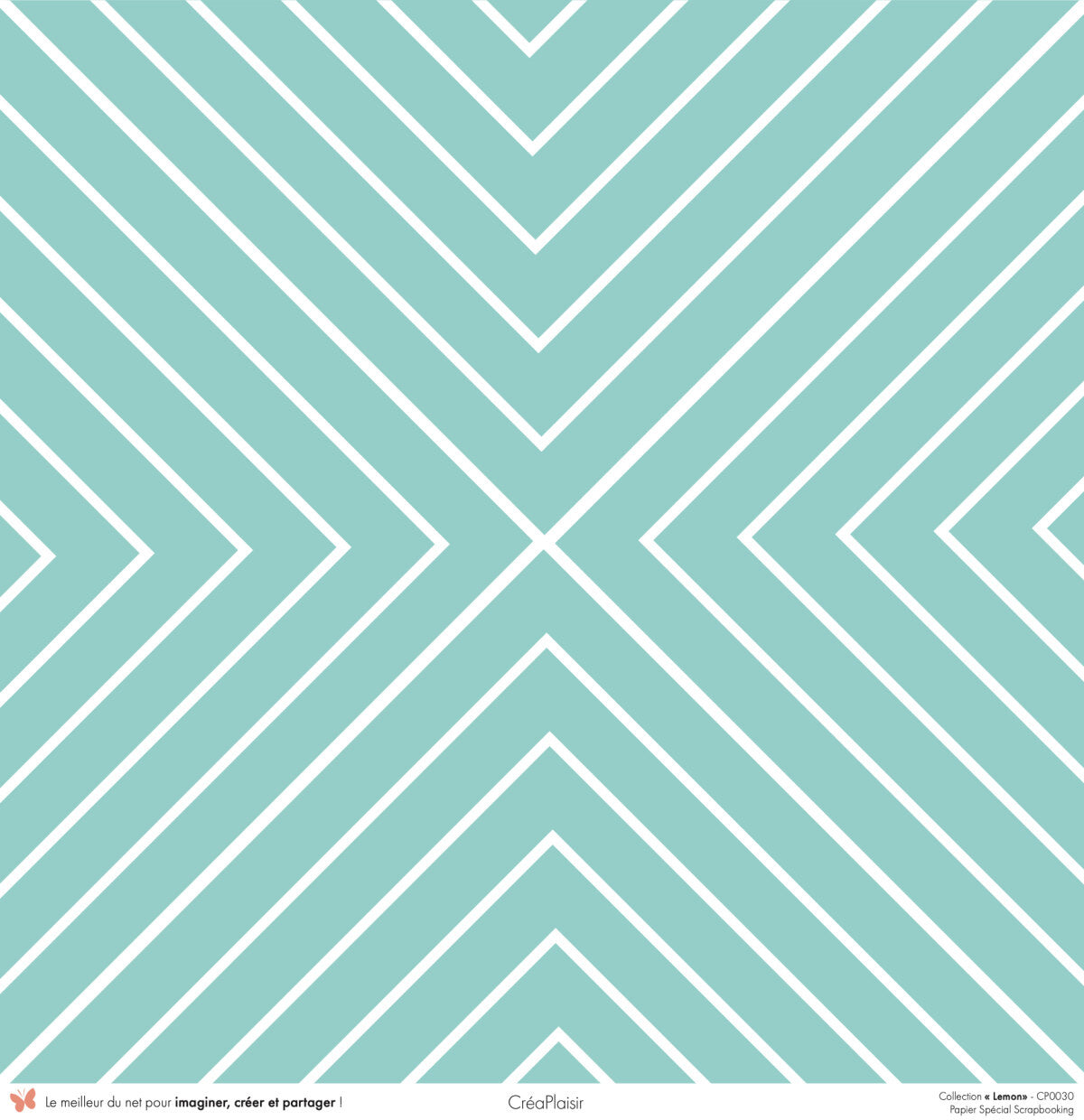 Set papiers Lemon - 6 papiers 30,5x31,5 cm + 6 papiers 12x30,5cm