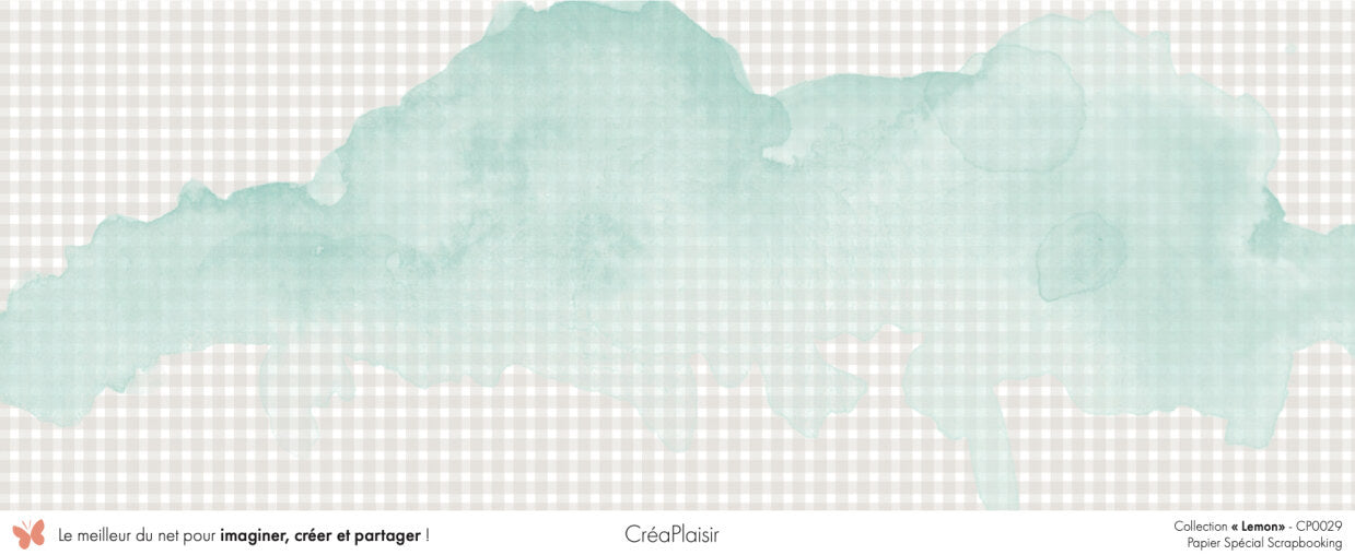 Set papiers Lemon - 6 papiers 30,5x31,5 cm + 6 papiers 12x30,5cm