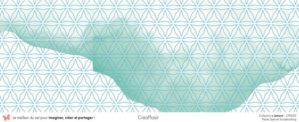 Set papiers Lemon - 6 papiers 30,5x31,5 cm + 6 papiers 12x30,5cm