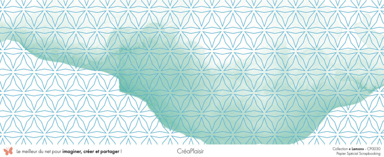 Set papiers Lemon - 6 papiers 30,5x31,5 cm + 6 papiers 12x30,5cm