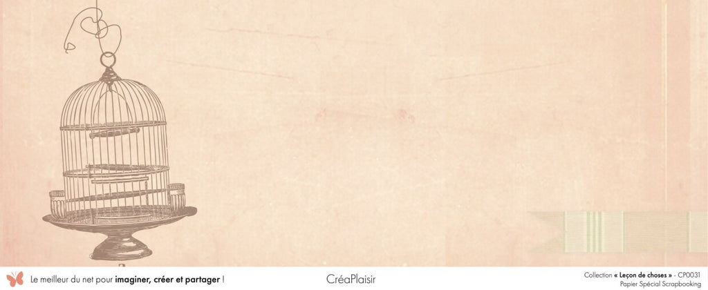 Set papiers Leçon de choses - 6 papiers 30,5x31,5 cm + 6 papiers 12x30,5cm