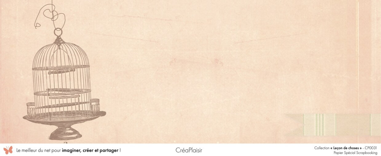 Set papiers Leçon de choses - 6 papiers 30,5x31,5 cm + 6 papiers 12x30,5cm