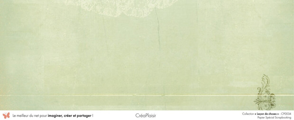 Set papiers Leçon de choses - 6 papiers 30,5x31,5 cm + 6 papiers 12x30,5cm