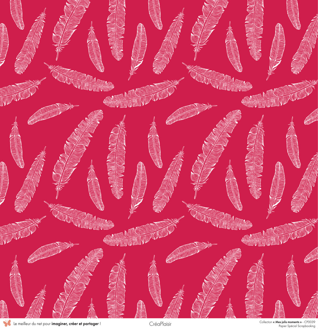 Set 12 papiers Mes jolis moments - 6 papiers 30,5x31,5 cm + 6 papiers 12x30,5cm