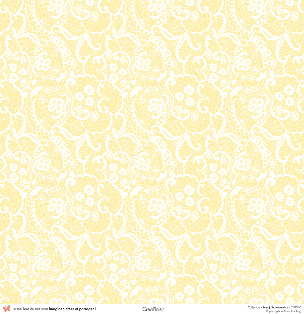 Set 12 papiers Mes jolis moments - 6 papiers 30,5x31,5 cm + 6 papiers 12x30,5cm