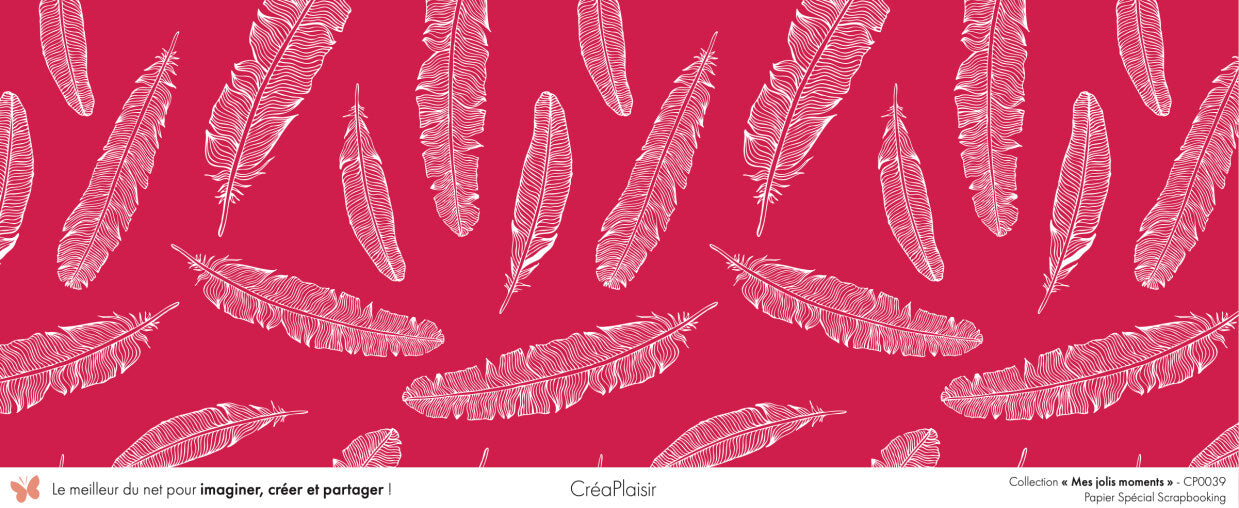 Set 12 papiers Mes jolis moments - 6 papiers 30,5x31,5 cm + 6 papiers 12x30,5cm