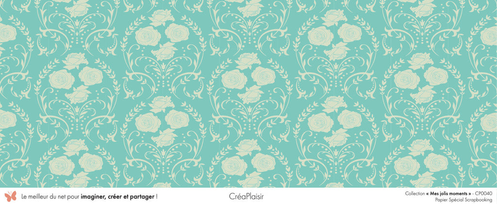 Set 12 papiers Mes jolis moments - 6 papiers 30,5x31,5 cm + 6 papiers 12x30,5cm