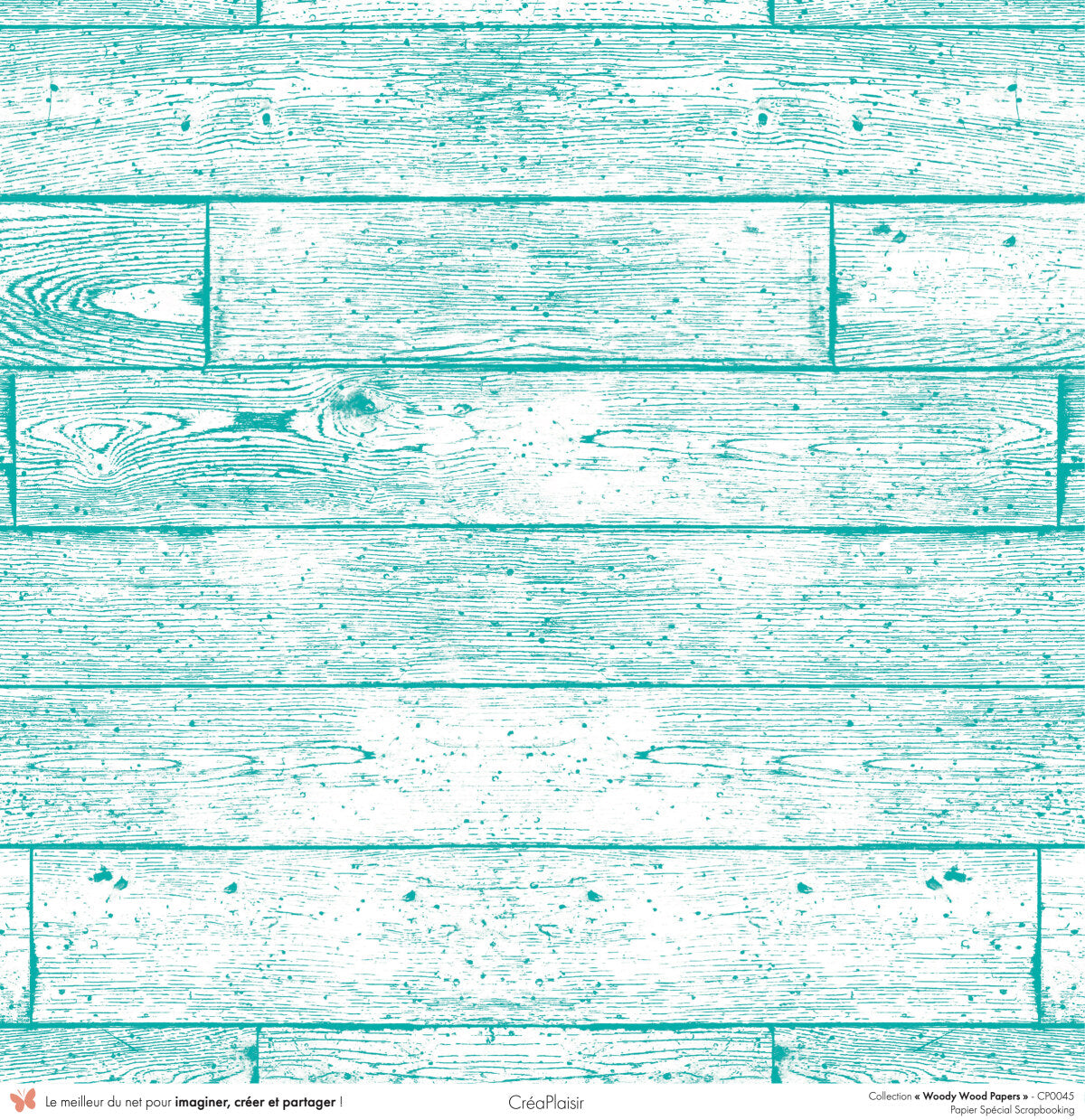 Set papiers Woody Wood Papers - 6 papiers 30,5x31,5 cm + 6 papiers 12x30,5cm