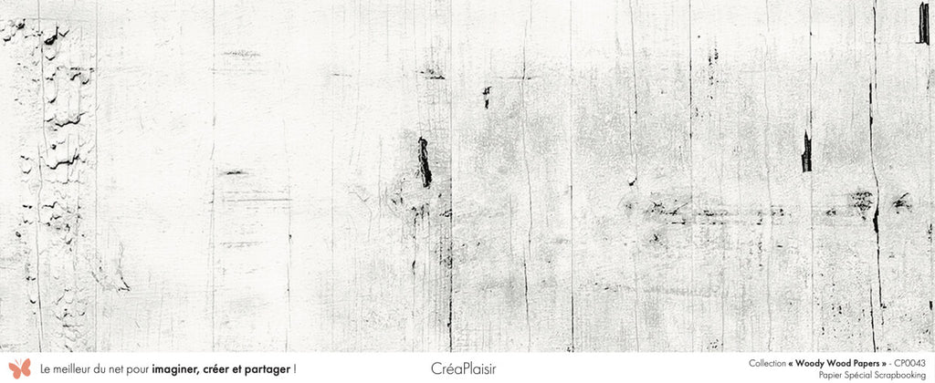 Set papiers Woody Wood Papers - 6 papiers 30,5x31,5 cm + 6 papiers 12x30,5cm