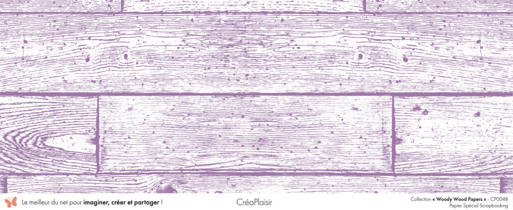 Set papiers Woody Wood Papers - 6 papiers 30,5x31,5 cm + 6 papiers 12x30,5cm