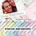 Set papiers Woody Wood Papers - 6 papiers 30