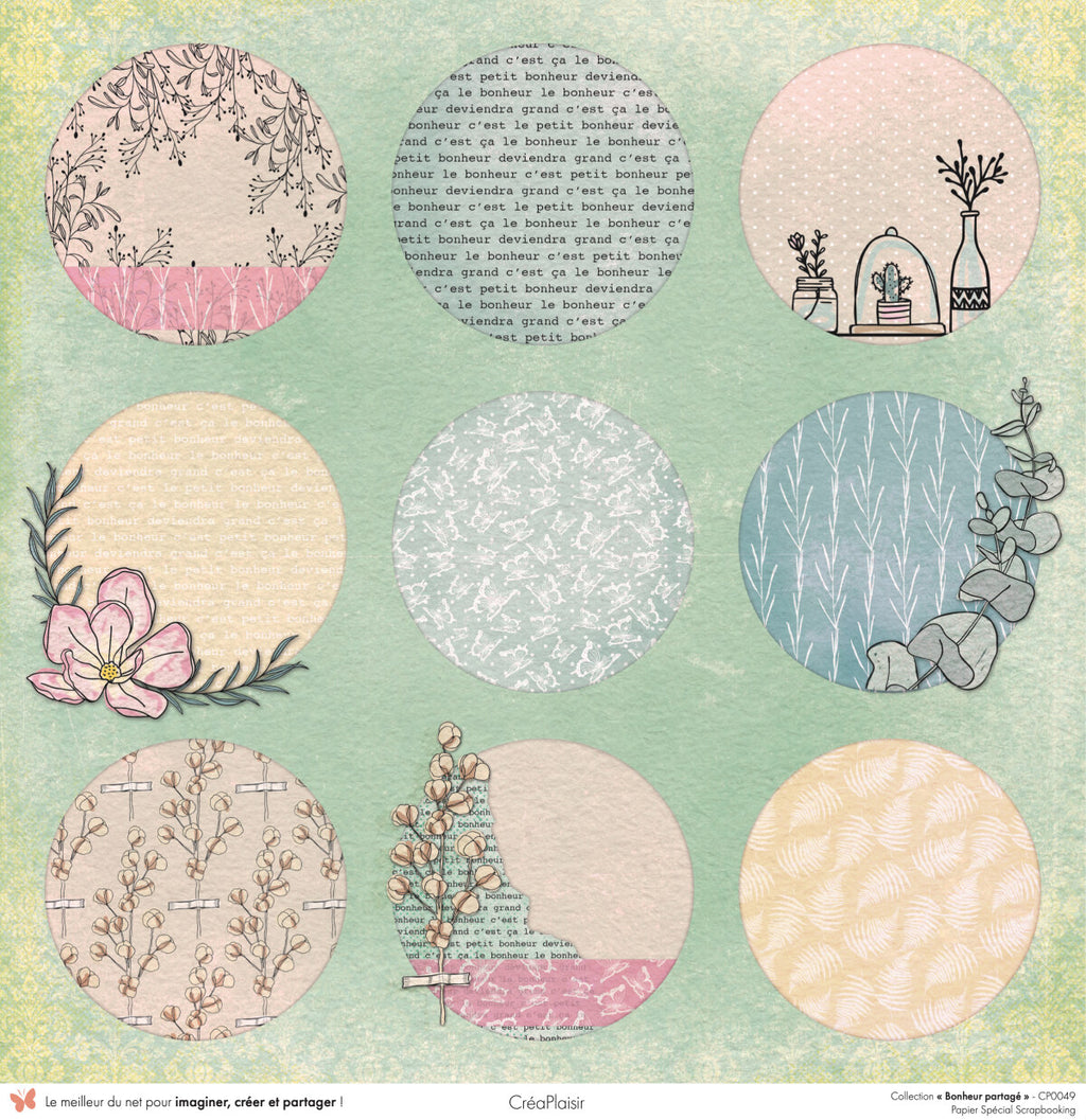 5 cm + 6 papiers 12x30