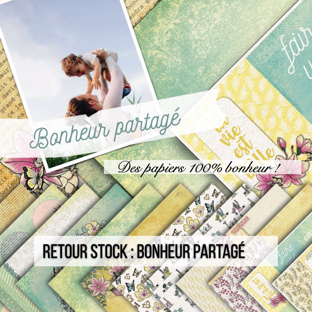 Set papiers Bonheur Partagé - 6 papiers 30