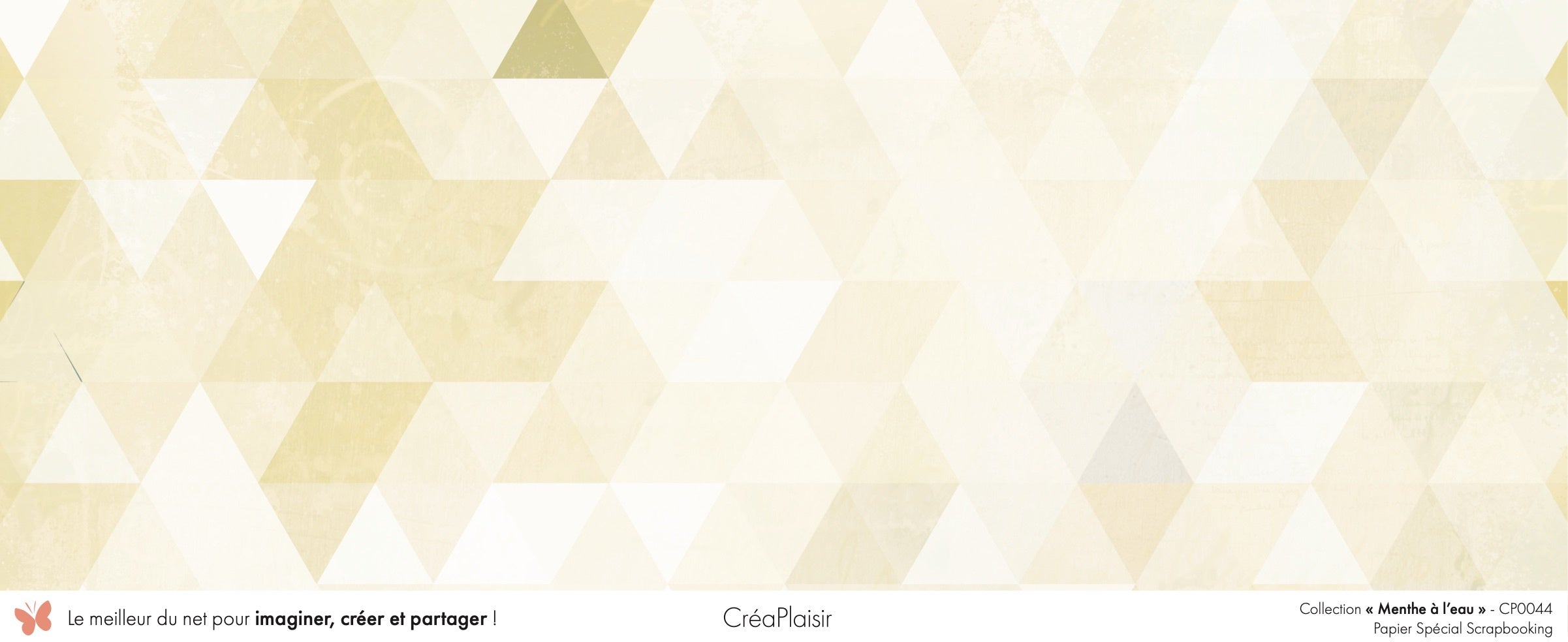 Set papiers Menthe à l'eau - 6 papiers 30,5x31,5 cm + 6 papiers 12x30,5cm