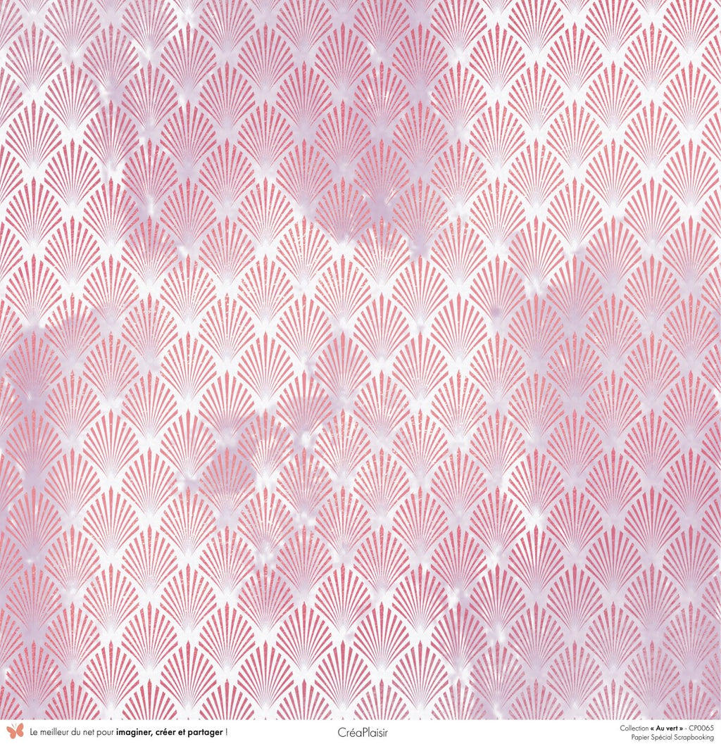 Set papiers Au vert - 12 papiers : 6 papiers 30,5x31,5 cm + 6 papiers 12x30,5cm