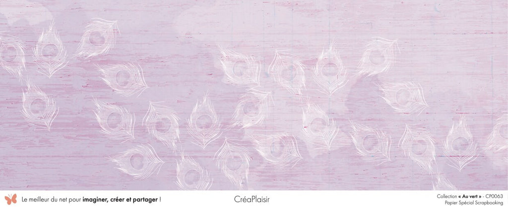 Set papiers Au vert - 12 papiers : 6 papiers 30,5x31,5 cm + 6 papiers 12x30,5cm