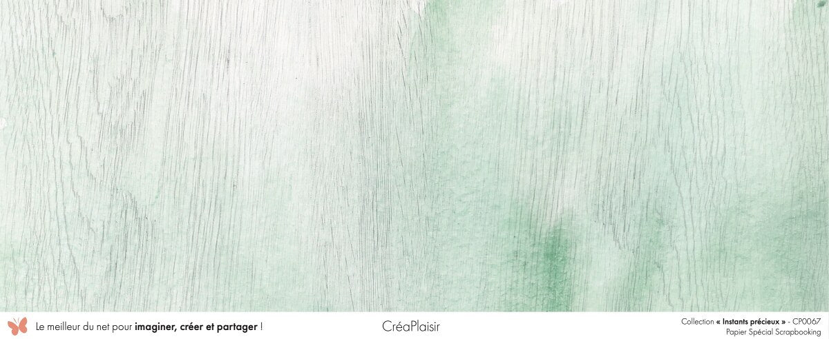 Set 12 papiers Instants précieux - 12 papiers : 6 papiers 30,5x31,5 cm + 6 papiers 12x30,5cm