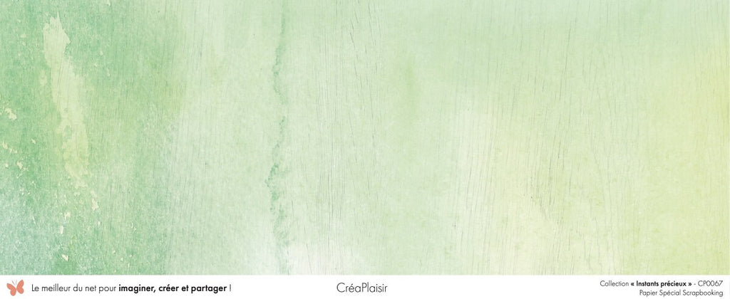 Set 12 papiers Instants précieux - 12 papiers : 6 papiers 30,5x31,5 cm + 6 papiers 12x30,5cm