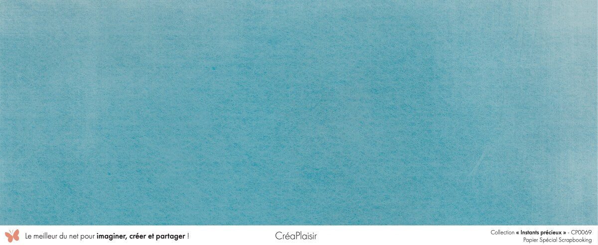 Set 12 papiers Instants précieux - 12 papiers : 6 papiers 30,5x31,5 cm + 6 papiers 12x30,5cm