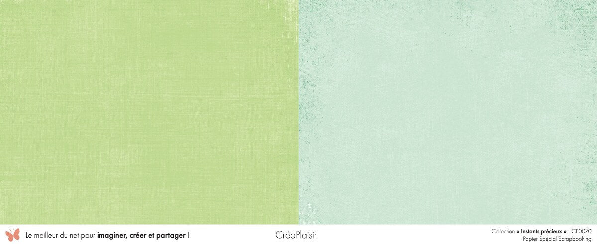 Set 12 papiers Instants précieux - 12 papiers : 6 papiers 30,5x31,5 cm + 6 papiers 12x30,5cm